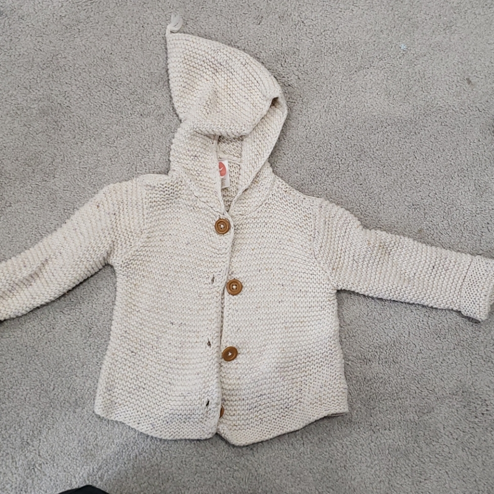 Button down sweater